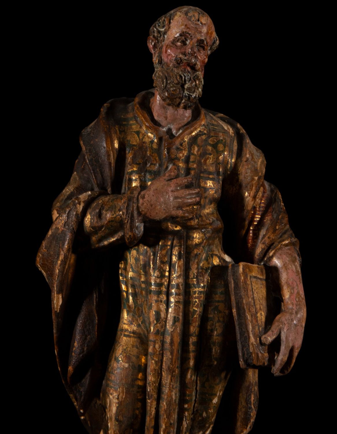 Large Saint Peter the Evangelist Late Tuscan Gothic 15th century early 16th century - Bild 2 aus 6