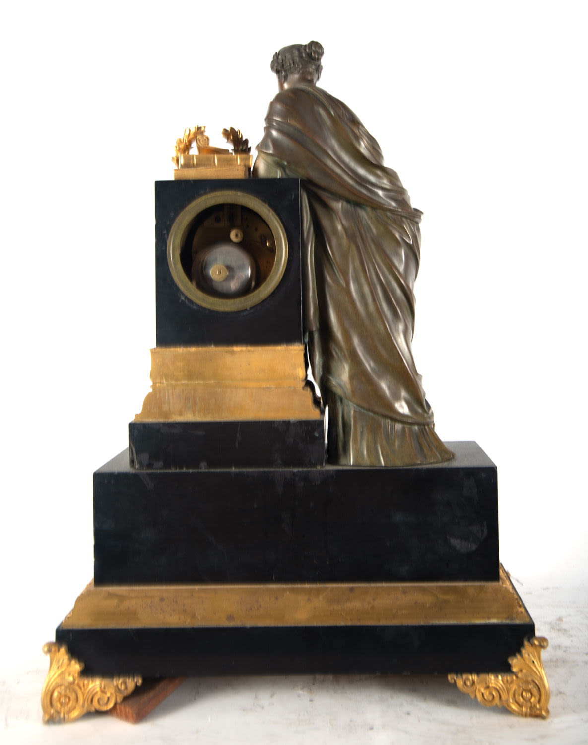 Large mantle clock representing the Goddess Venus, 19th century - Image 8 of 8