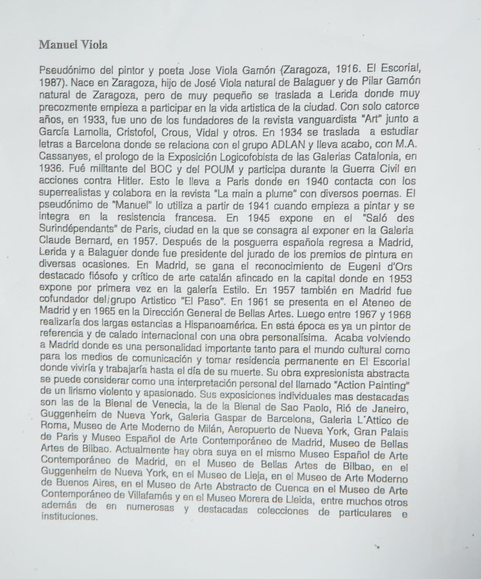 Manuel Viola "Explosión de Color" (Zaragoza 1916 - Madrid 1987), Spanish Contemporary school of the - Image 7 of 9