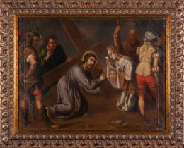 Christ Carrying the Cross, Italian school of the 17th century