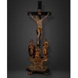 Important German Renaissance Calvary, work from South Germany, Cologne, 16th century