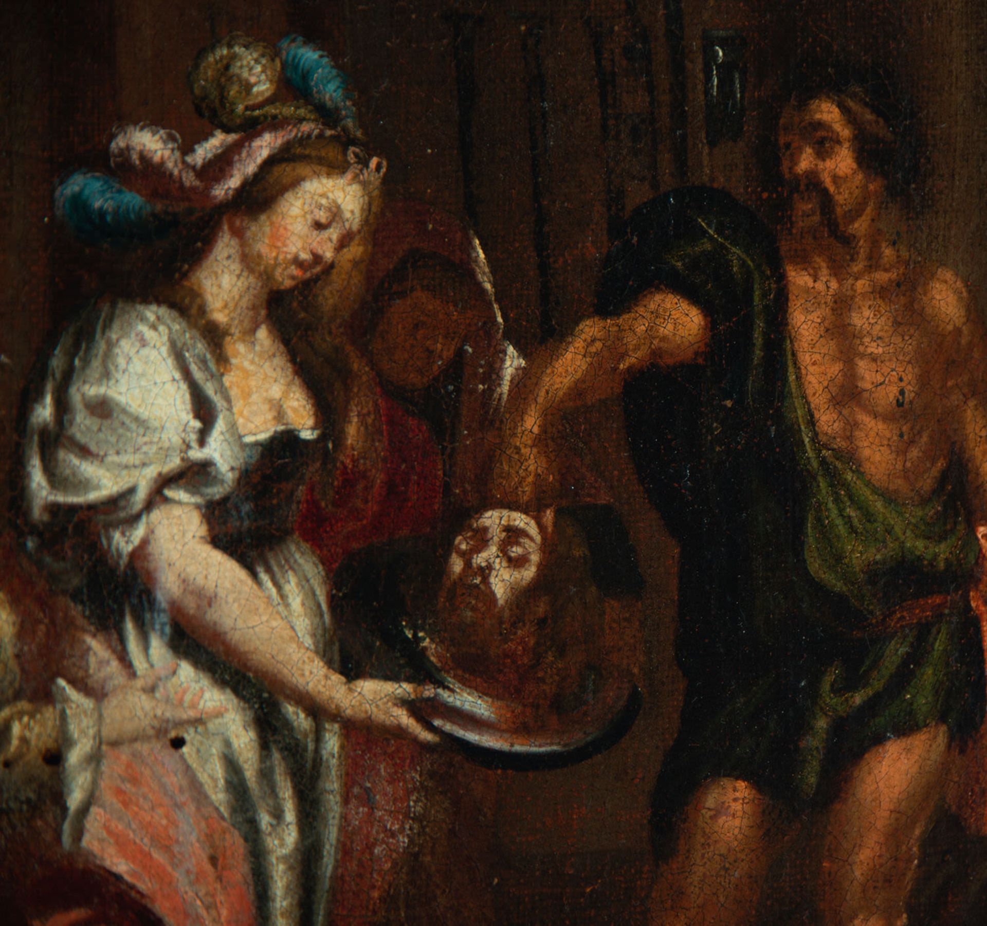 Judith with the head of Saint John the Baptist, 17th century Italian school - Bild 9 aus 10