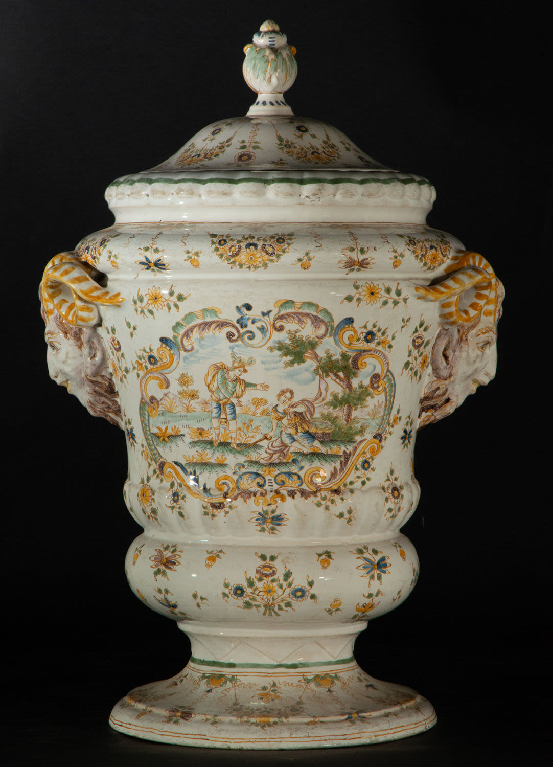 Ceramic vase from Moustiers, France, 18th century - Image 6 of 6