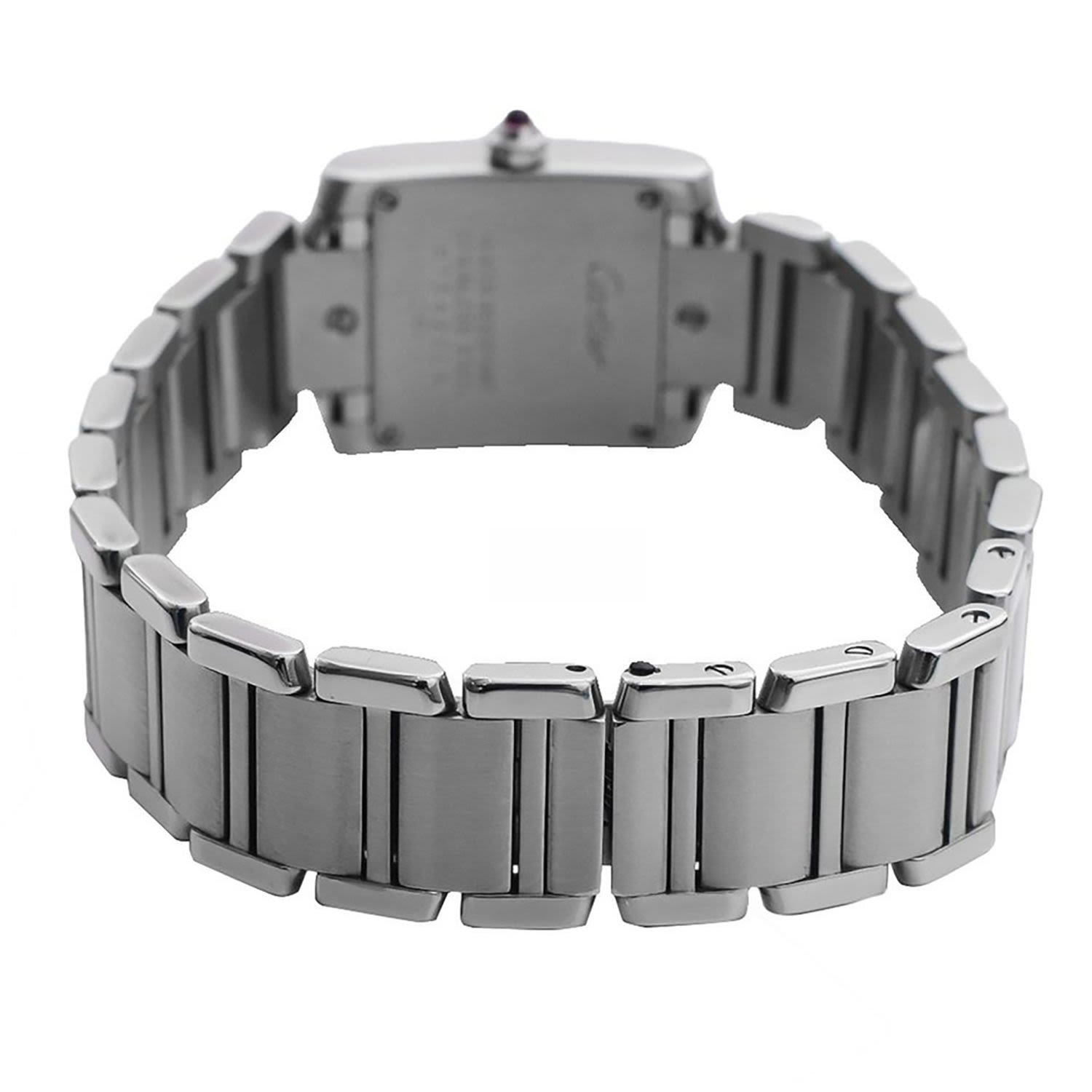 Cartier Tank Française in steel for women, model 2384 - Image 4 of 6