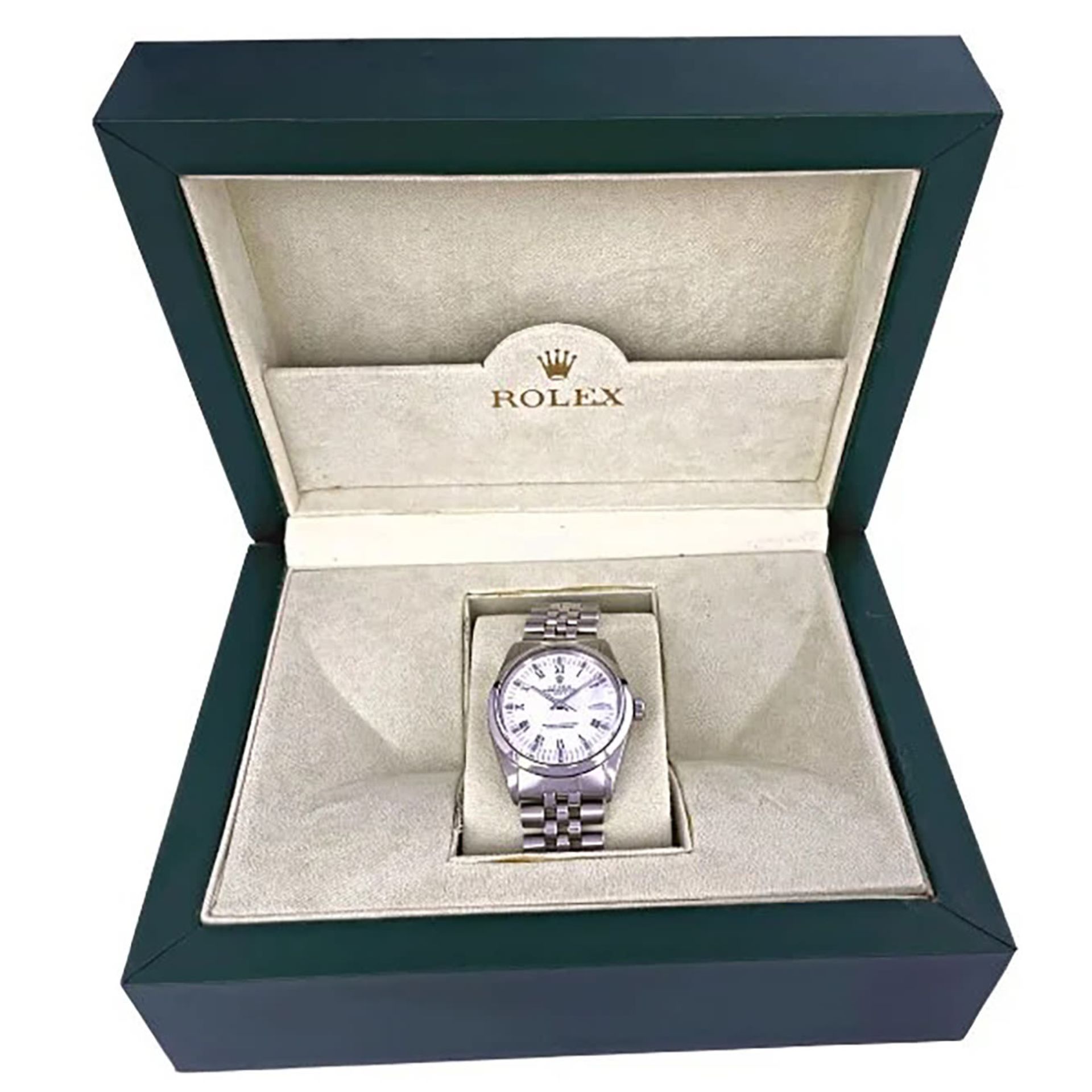 Oyster Perpetual Date Rolex Cadet size wristwatch, 1990s - Bild 6 aus 6