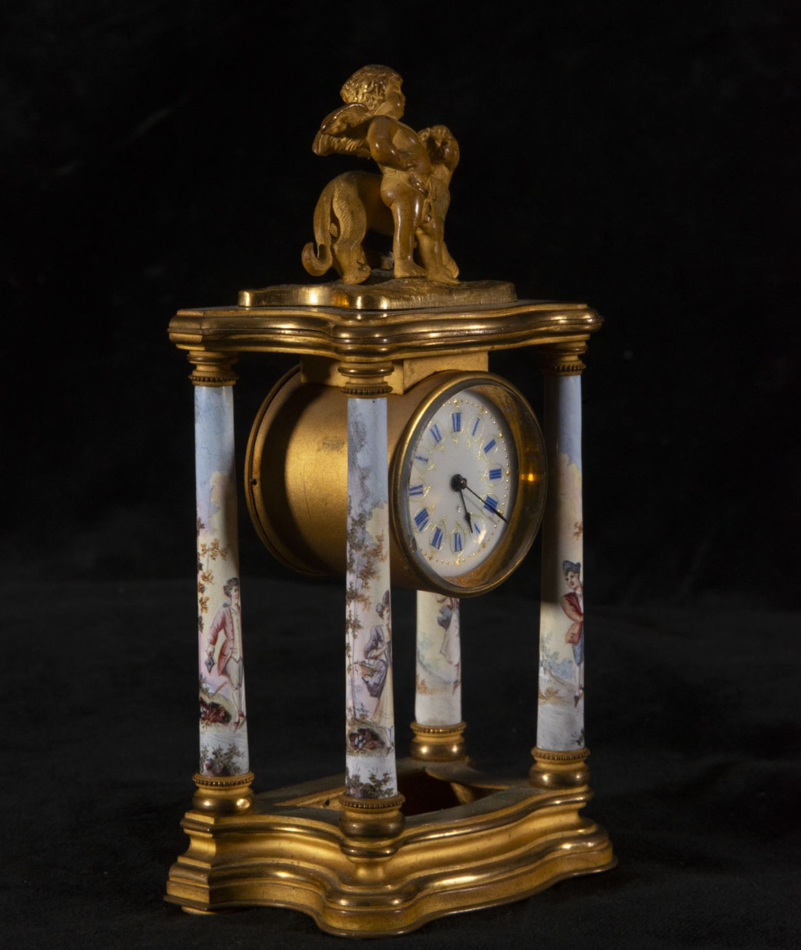 Austrian Portico Clock, 19th Century - Image 3 of 4