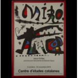 Poster, Joan Miró (Barcelona, ​​1893-Palma de Mallorca, 1983), 20th century