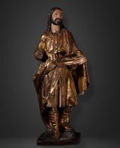 Large Romanist Sculpture of Saint John the Evangelist, Cologne, Southern Germany, 16th century