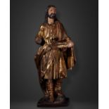 Large Romanist Sculpture of Saint John the Evangelist, Cologne, Southern Germany, 16th century