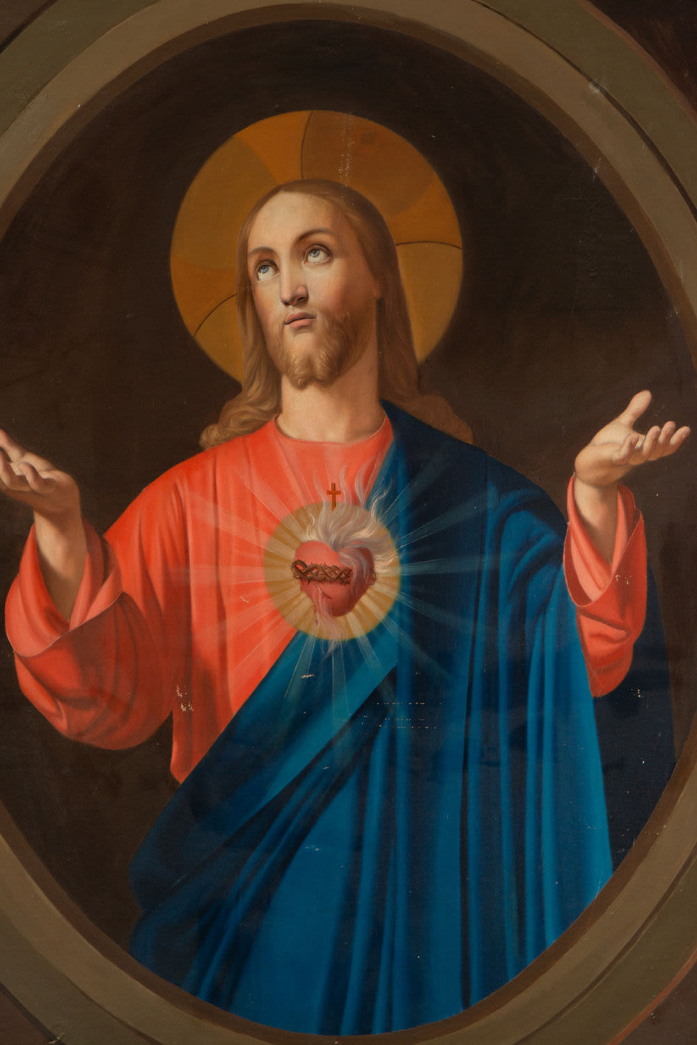 Sacred Heart of Jesus, 19th century Italian school - Image 2 of 6