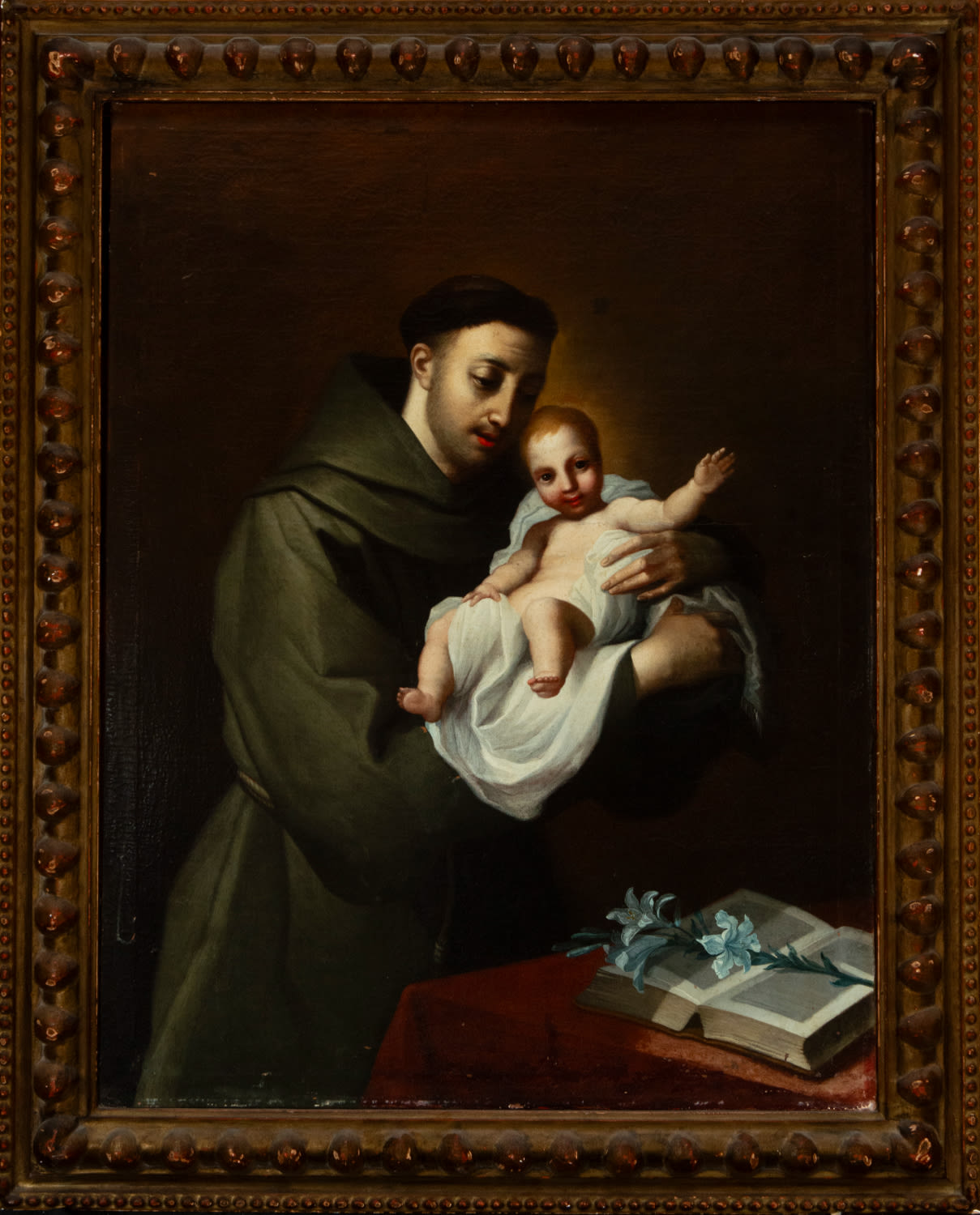 Antonio Balestra, Saint Anthony of Padua with Baby Jesus in his arms, 17th century