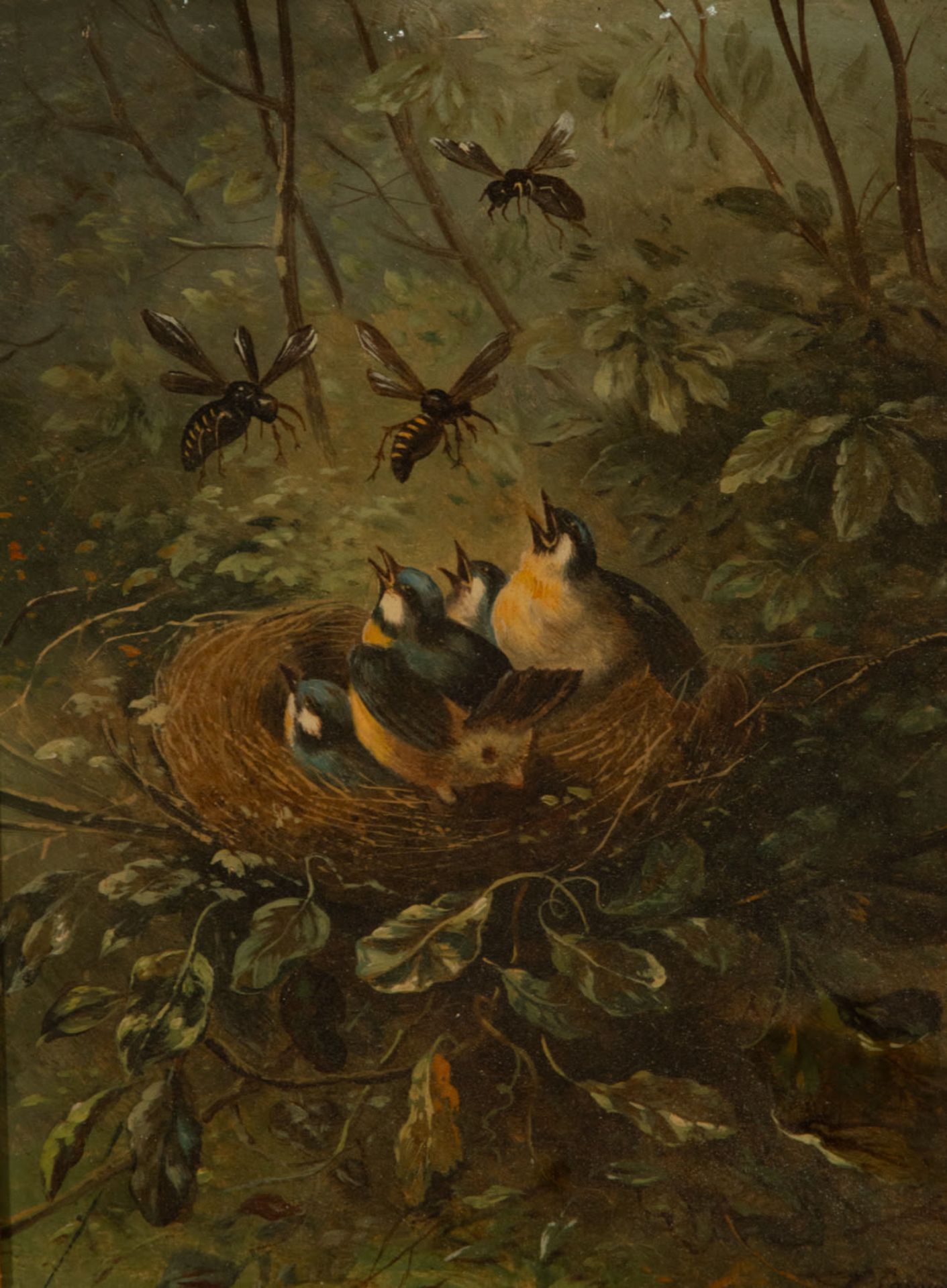 Victoria FANTIN-LATOUR (1840-1926) Nest with Birds, French romantic school of the 19th century - Image 2 of 3