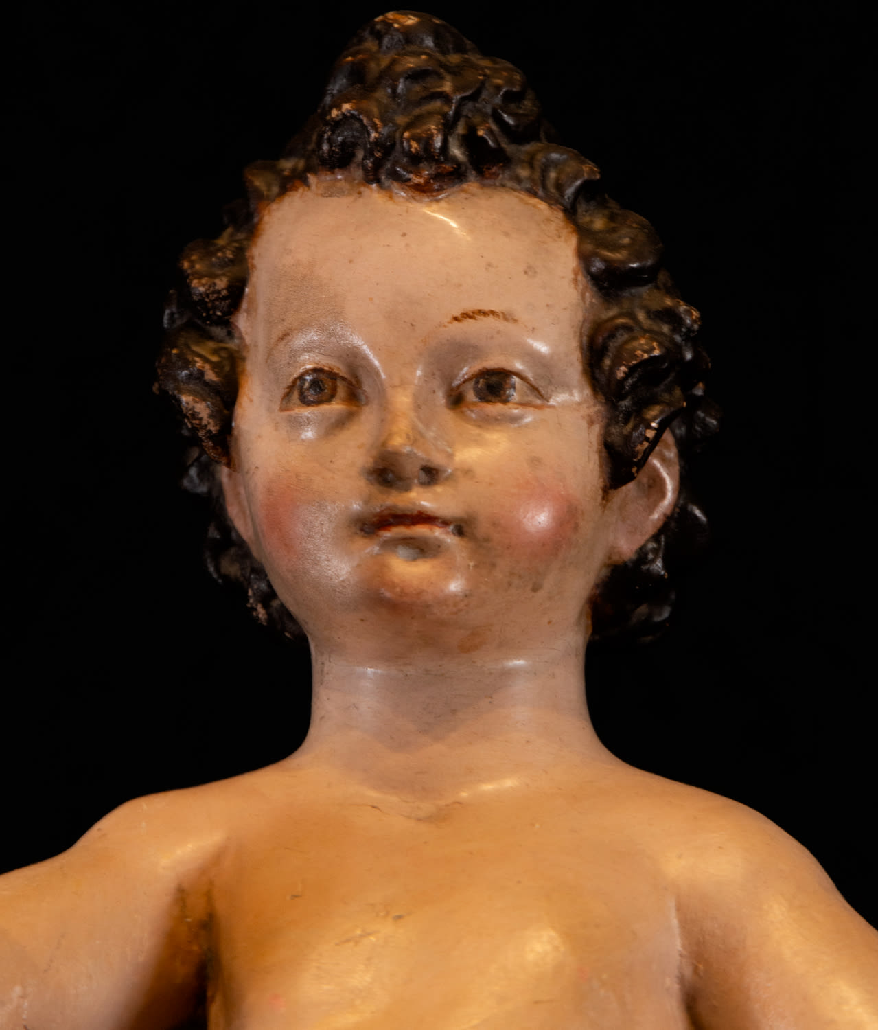 Sculpture of the Child of the Ball, Spanish school, 17th century - Image 2 of 4