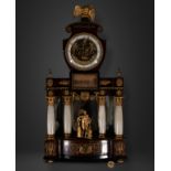 Large and Exquisite Bilderrahmen Table Clock with Automata from the late 19th century, Austria