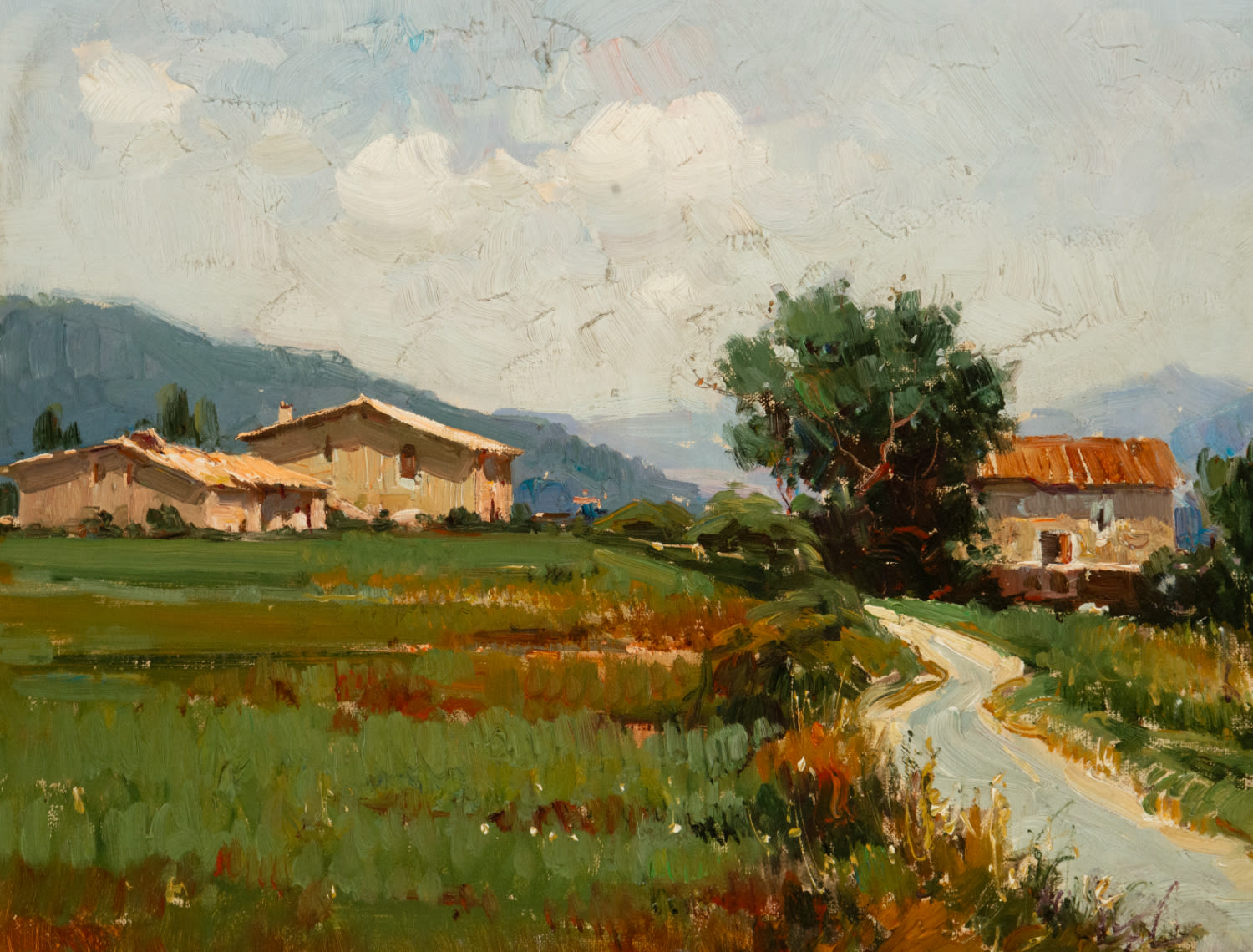 J. Lluna, landscape of the Albufera Valenciana, 20th century - Image 2 of 6