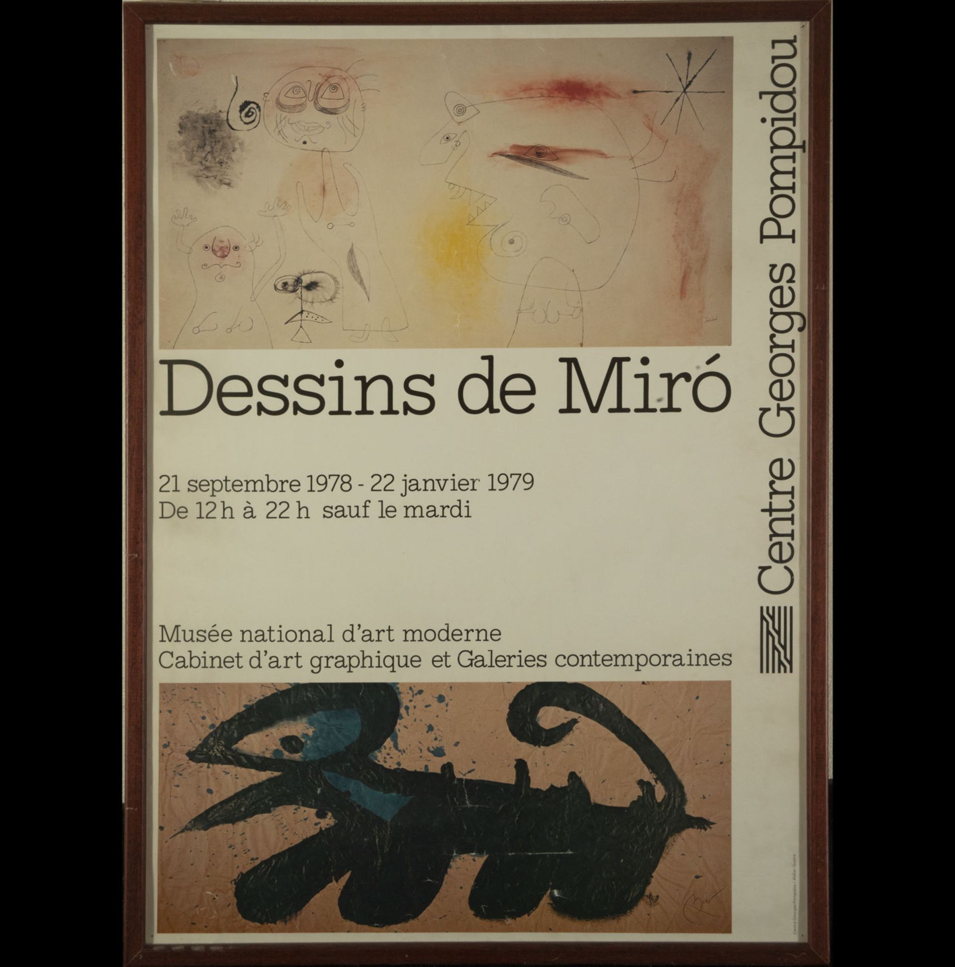 Poster, Joan Miró (Barcelona, ​​1893-Palma de Mallorca, 1983), 20th century