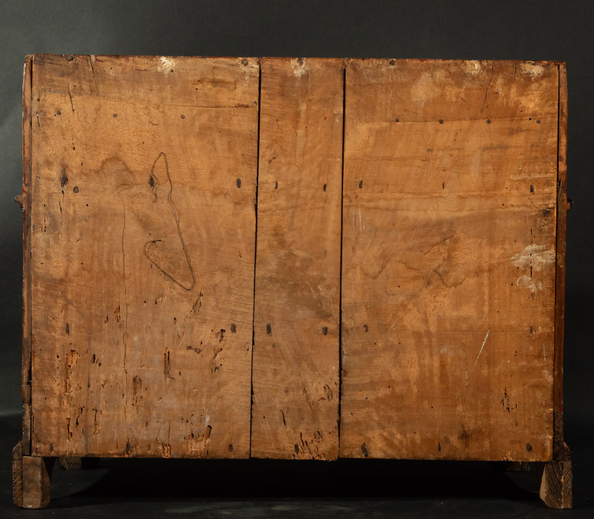 Small English homegrown desk in mahogany, early 19th century - Image 5 of 5