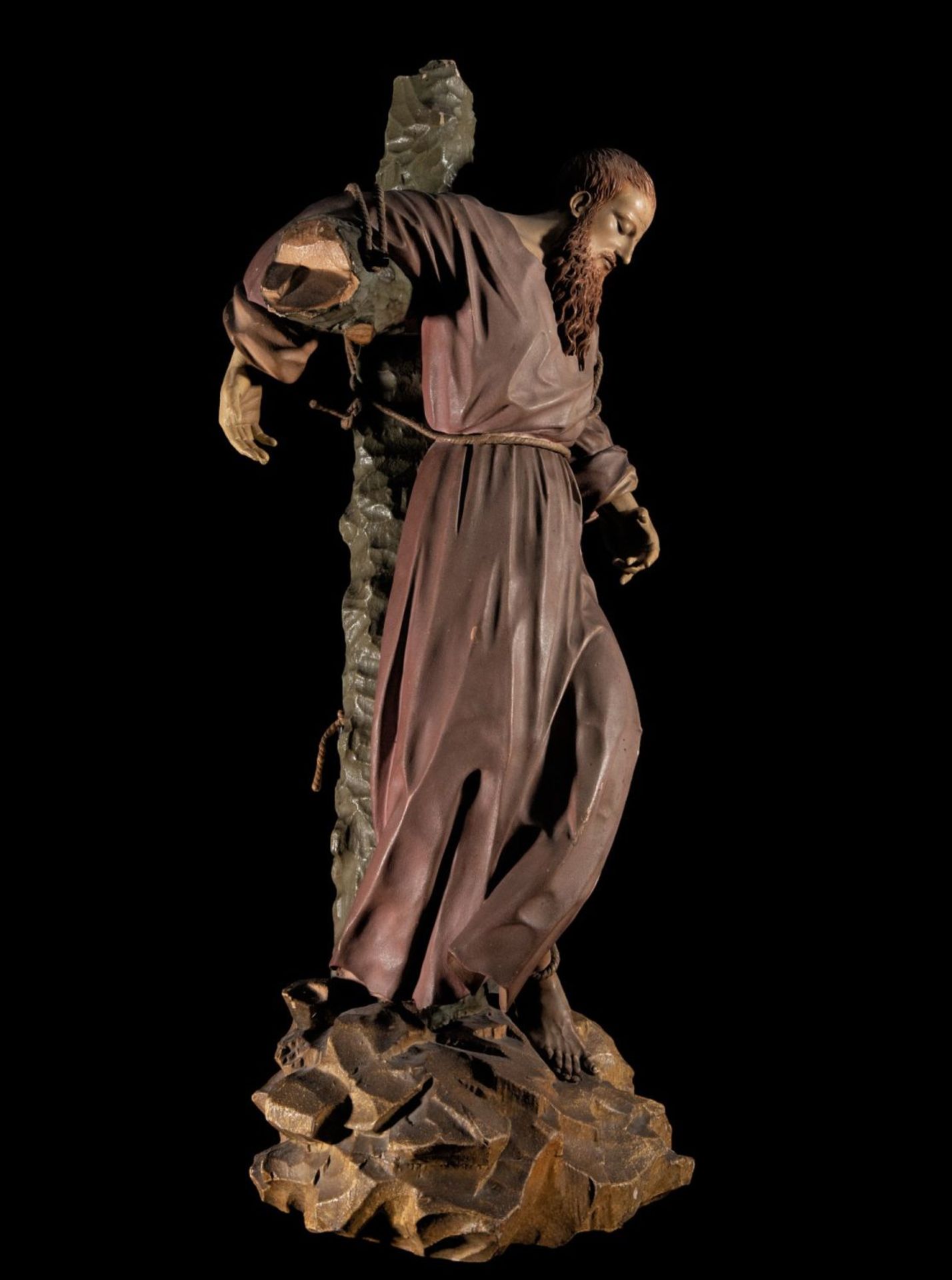 Saint John Gabriel Perboyre, Catholic Martyr in China, Neapolitan work from the second half of the 1 - Image 6 of 8
