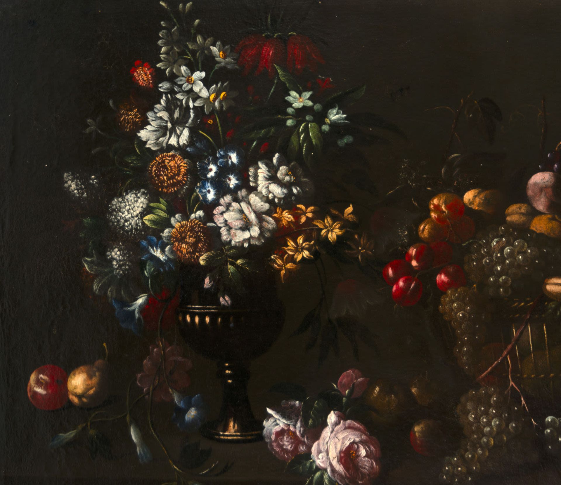 Fine and Large French Baroque Still Life from the 18th century - Image 4 of 6