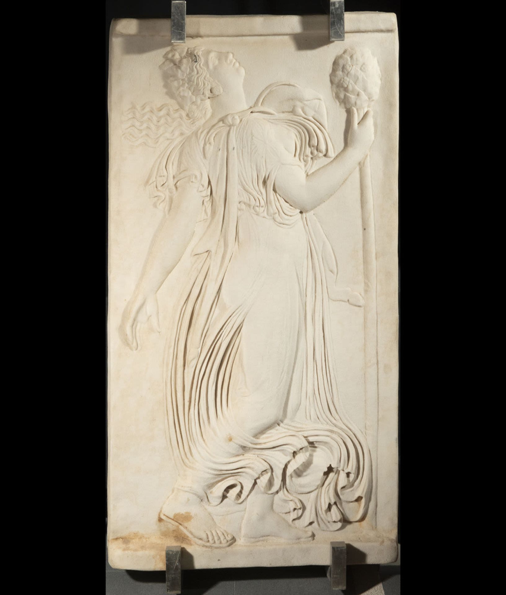 Pair of Large Reliefs in Neoclassical taste, Enrique Orejudo Alonso, 20th century