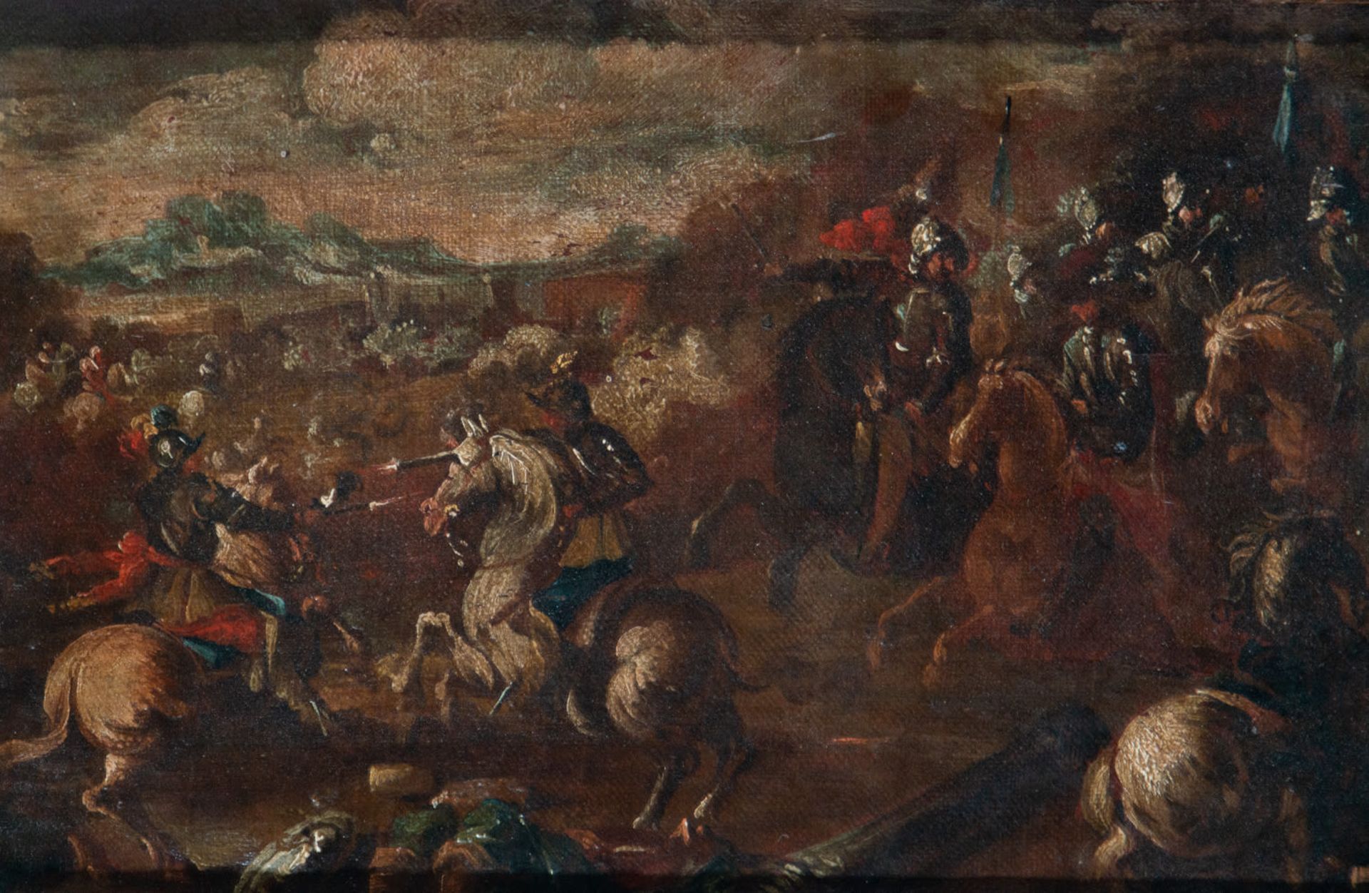 Cavalry charge, school of Esteban March, Spanish school of the 17th century - Bild 2 aus 4