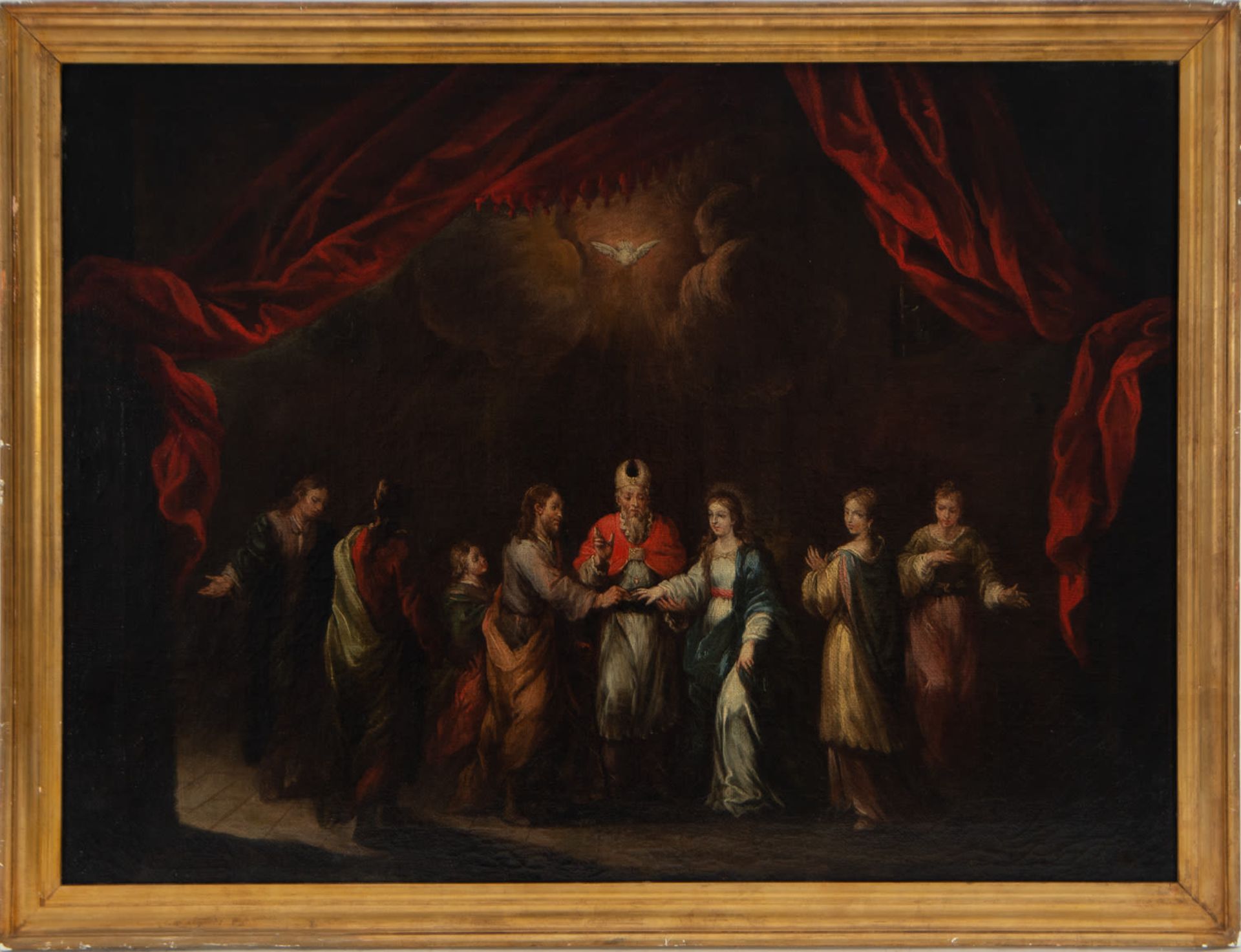 The Marriage of Mary, Flemish school of the 17th century
