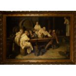 Tavern Scene, Signed Konrad Klemmer, 19th Century Austrian or German School