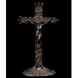 Gothic style tabletop crucifix