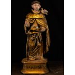 Sculpture of Saint Ambrose, Spanish school, 17th - 18th centuries