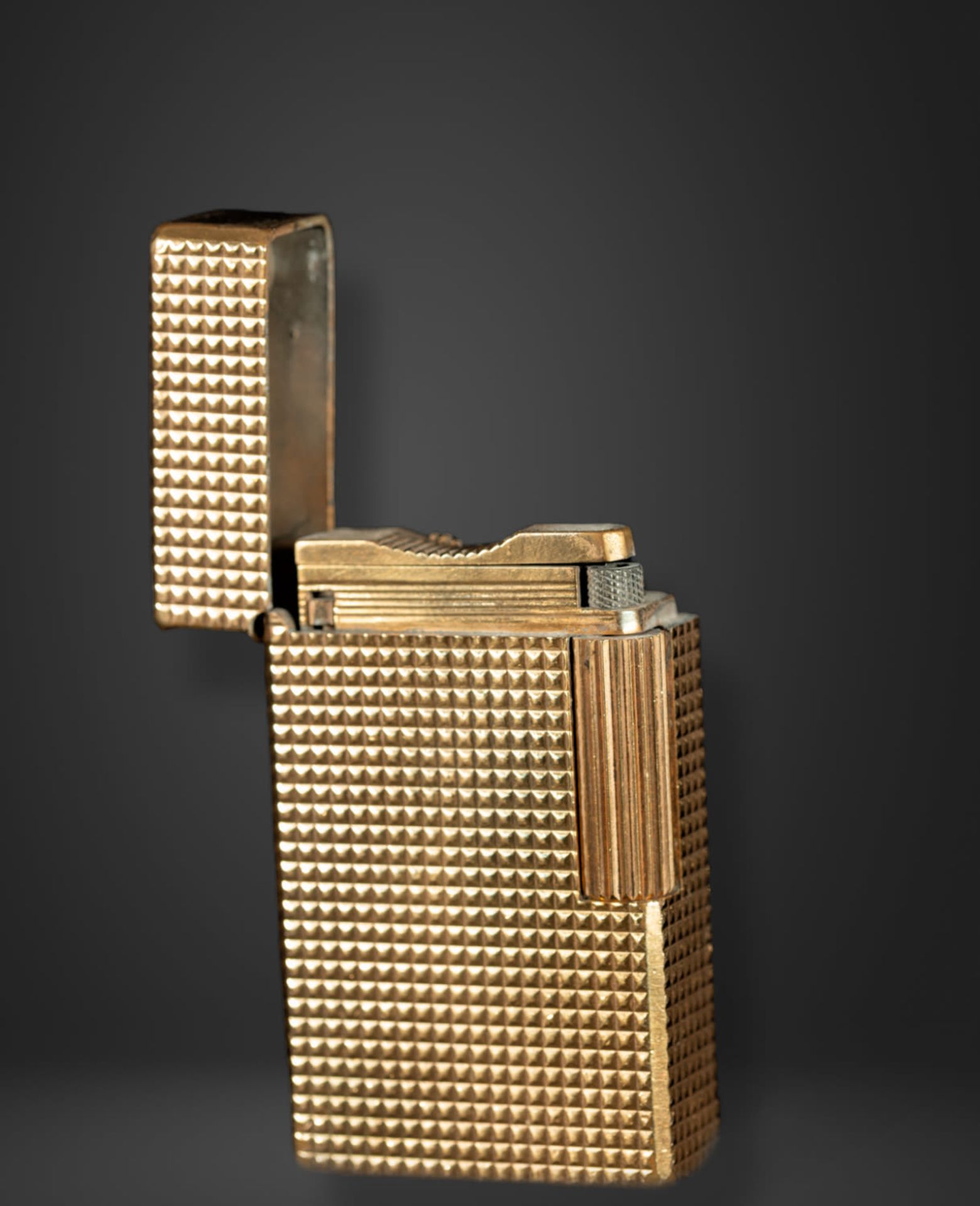 Dupont lighter in 20 micron gold plating, 1980s