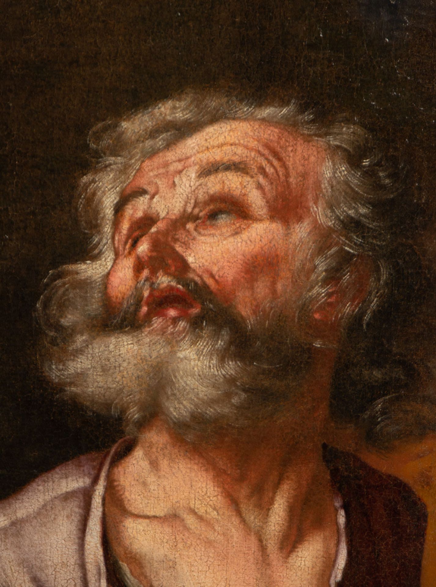 The Tears of Saint Peter, 17th century Neapolitan school, circle of the Master of the Annunciation o - Bild 3 aus 5