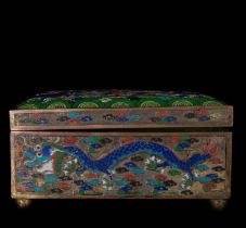 Chinese Cloisonne box from the 19th century