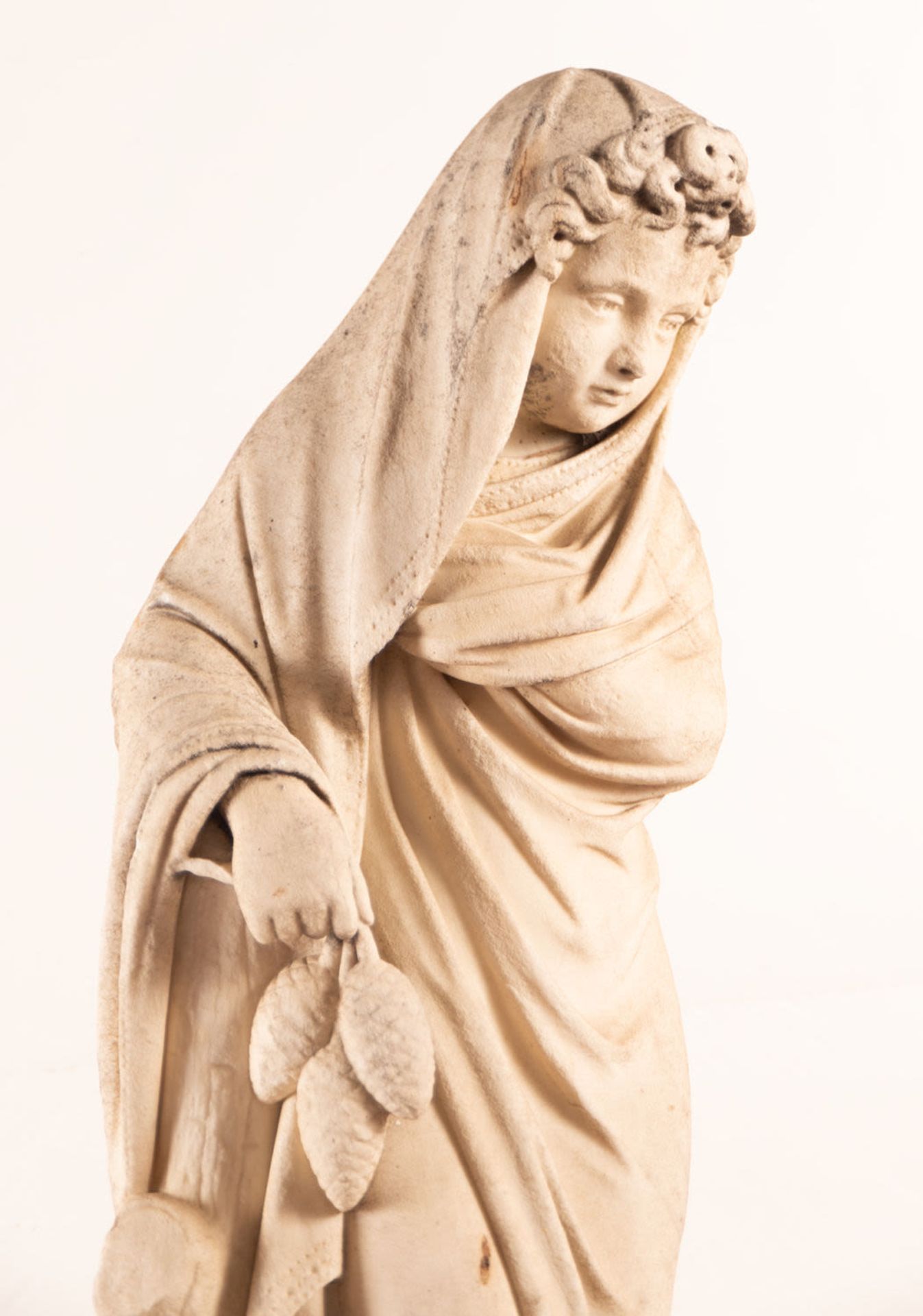 Marble figure of a Samaritan, France, 18th century - Bild 12 aus 12