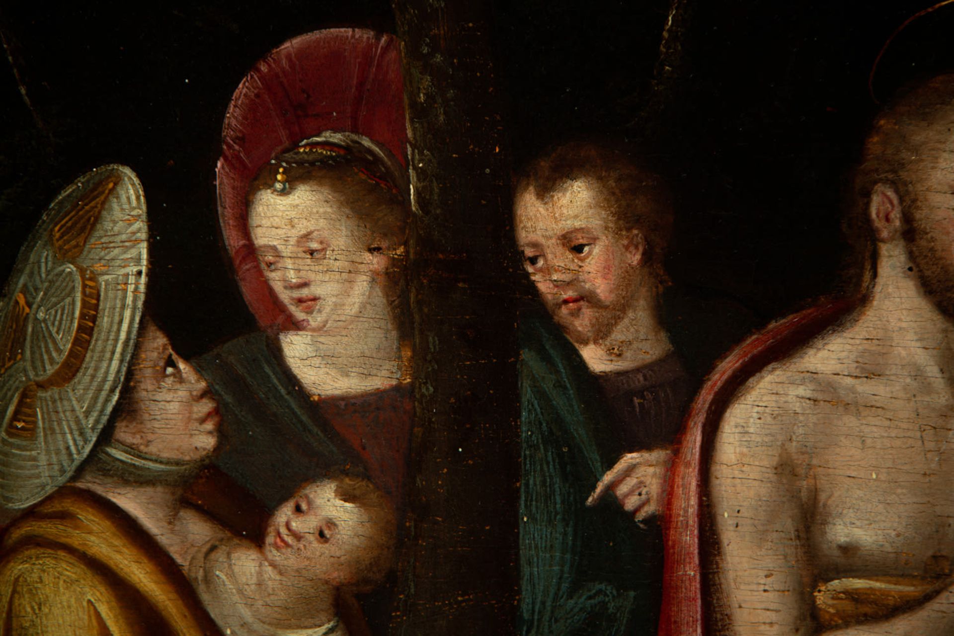 "Christ Blessing the Children", Italo-Flemish school of the 16th century - Bild 8 aus 11