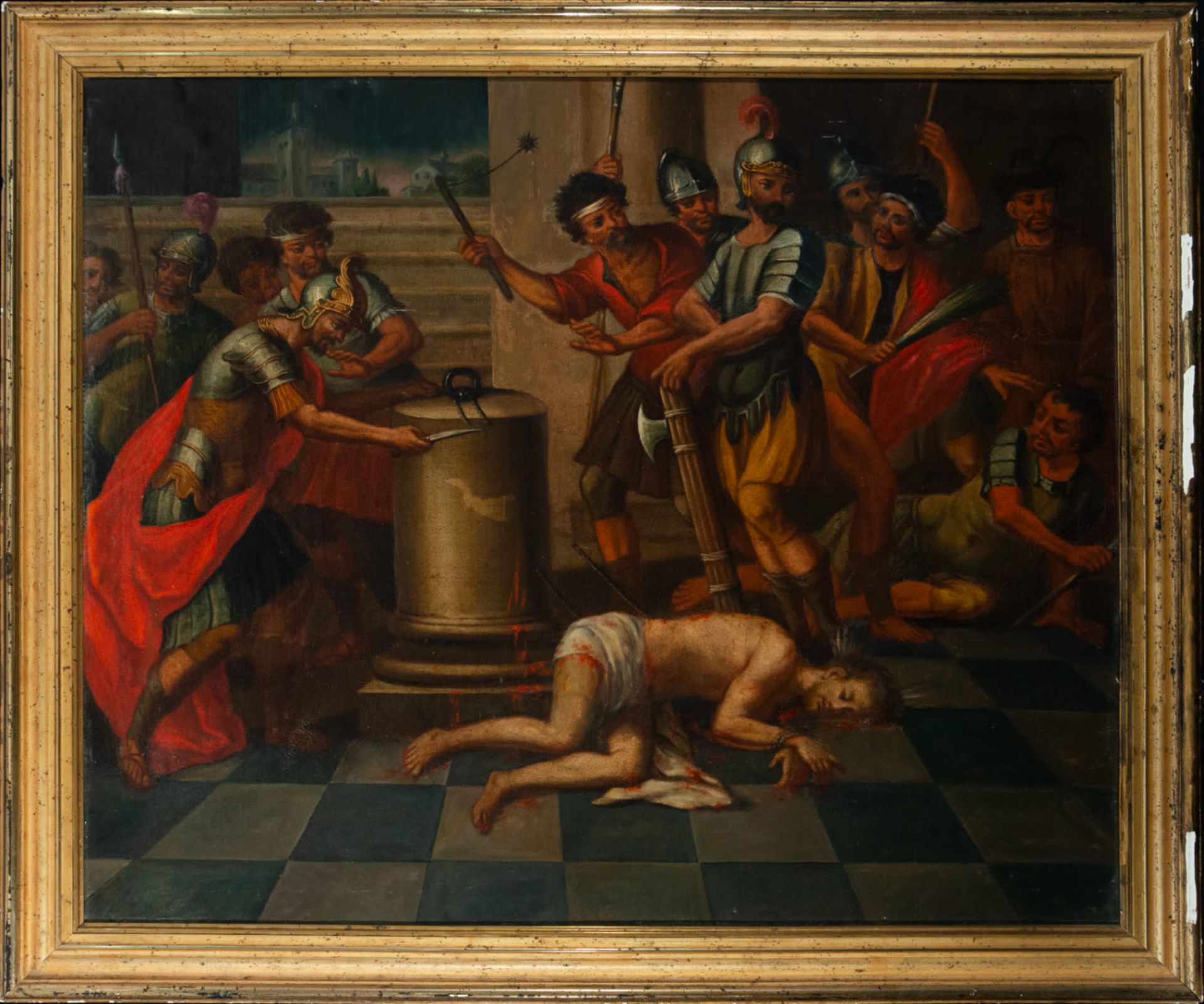 Roman Baroque School, 17th century, Italy, The Flagellation of Christ - Bild 2 aus 8