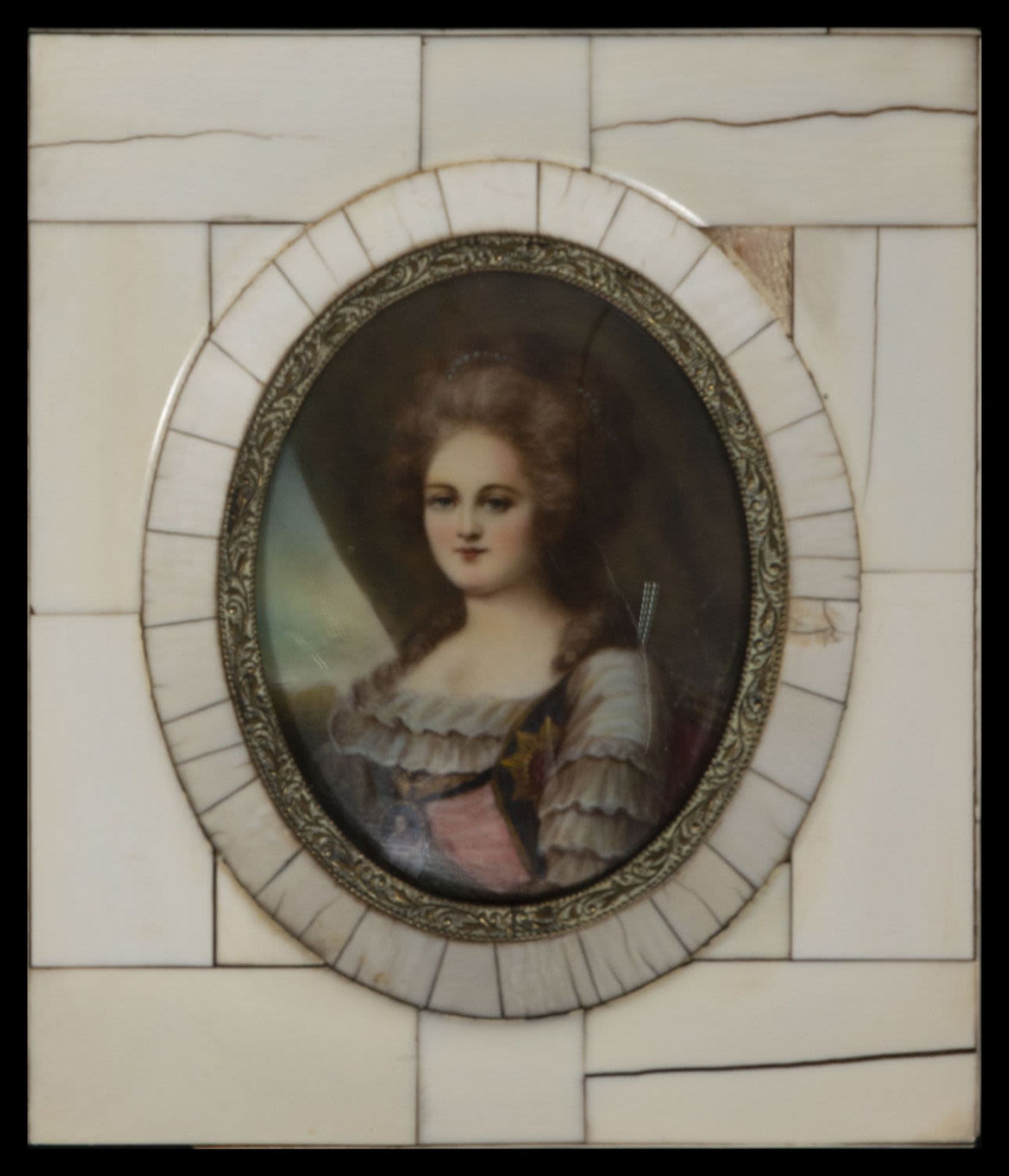 Miniature portrait of Julia Clary, French school, early 19th century