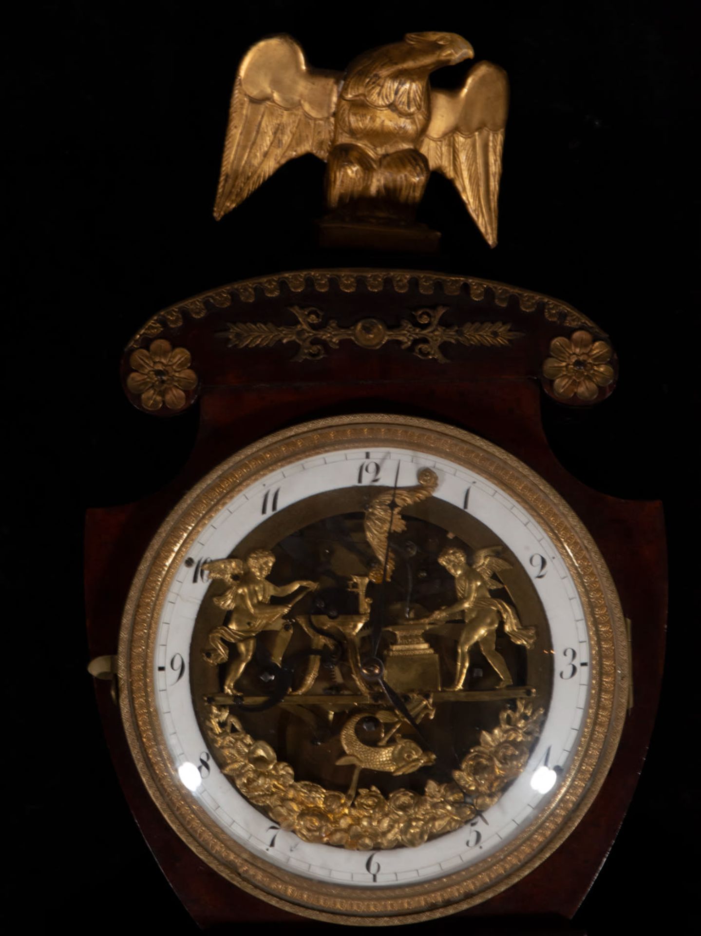 Large and Exquisite Bilderrahmen Table Clock with Automata from the late 19th century, Austria - Bild 7 aus 15