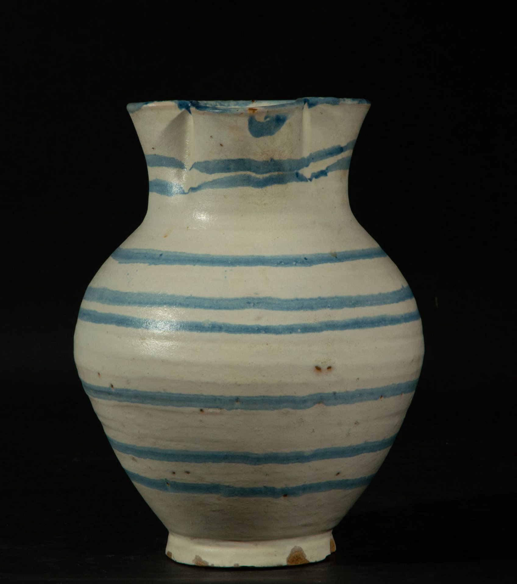 Talavera Wine Jug, 19th century