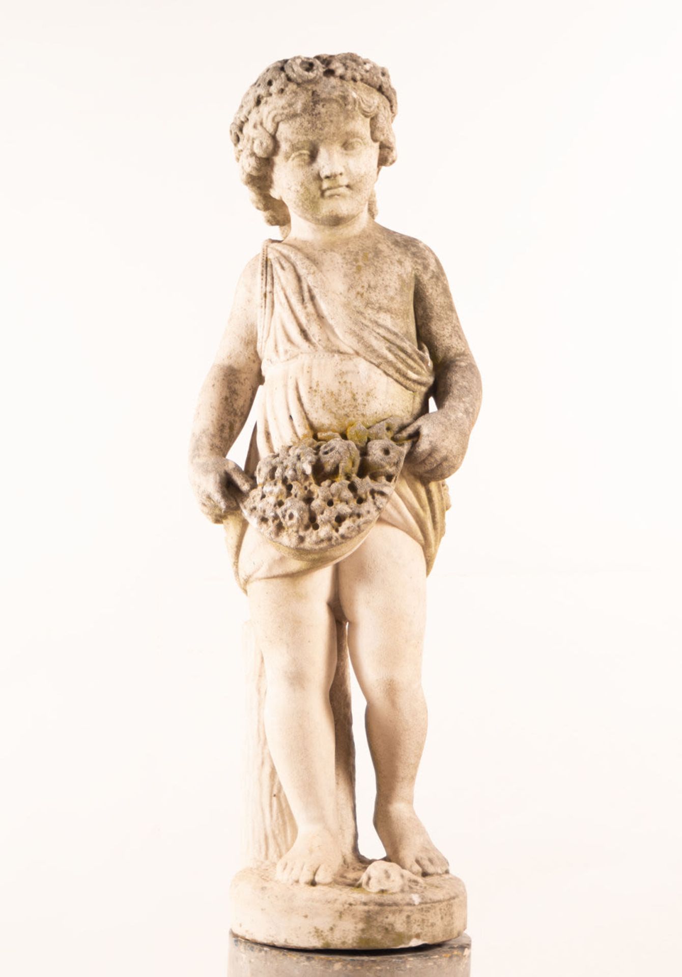 Large Cherub Figure in Marble, France, 18th century - Image 2 of 14