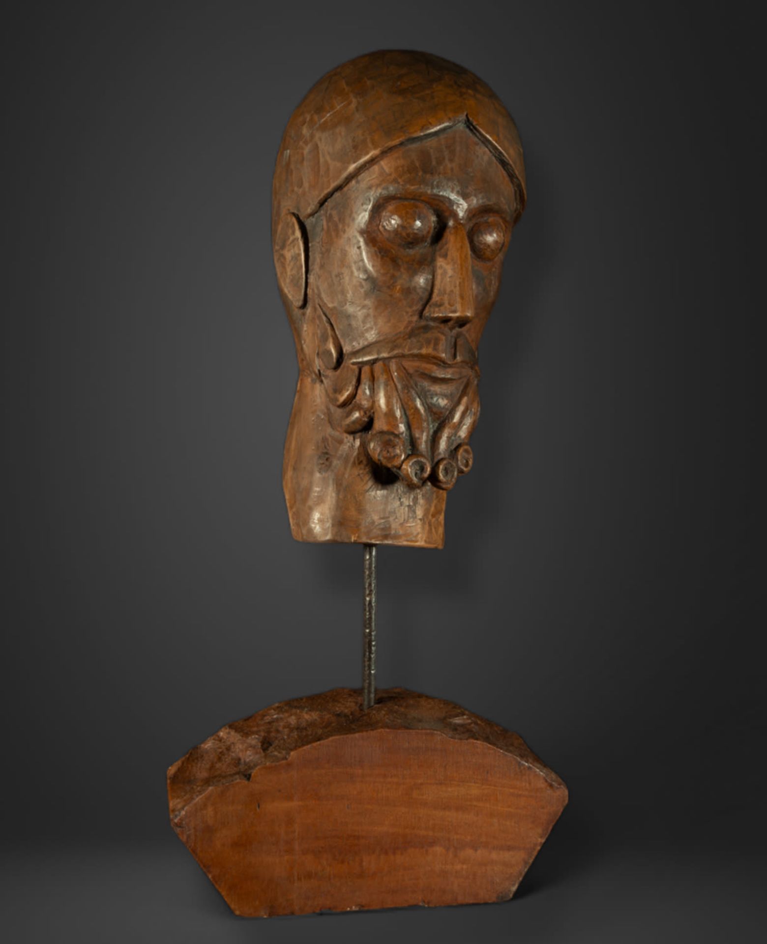 Head of Christ, Goa, Portuguese colonial work from South India, 18th century