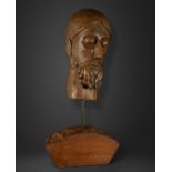 Head of Christ, Goa, Portuguese colonial work from South India, 18th century