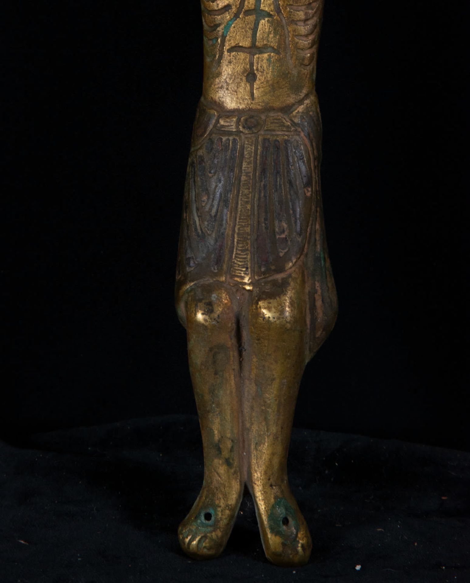 According to Limoges Gothic models, Christ in enamelled bronze - Bild 3 aus 4
