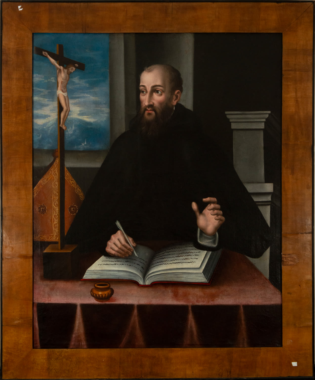 Portrait of a religious, Italian Mannerist active in Phillip III court of Spain, Spanish Castile, 16