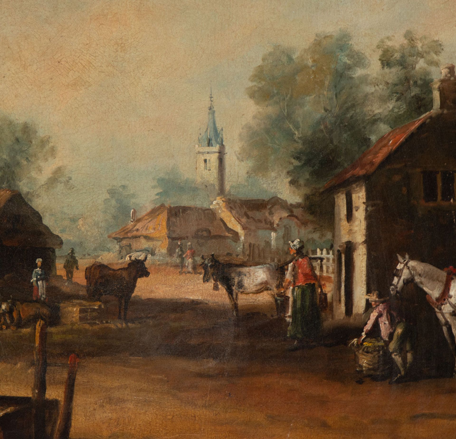 Dutch landscape, 19th century European school, signed - Image 3 of 4