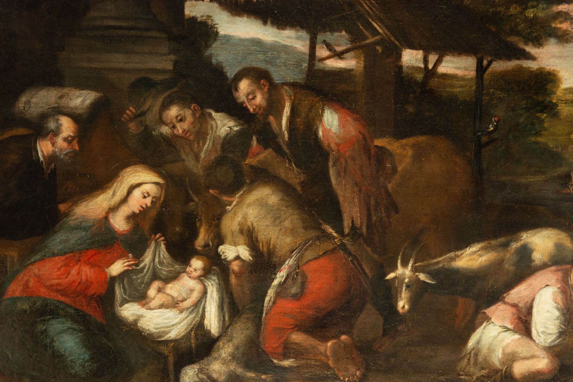 Adoration of Shepherds, Tomás Martínez, 17th century Spanish school - Image 2 of 8