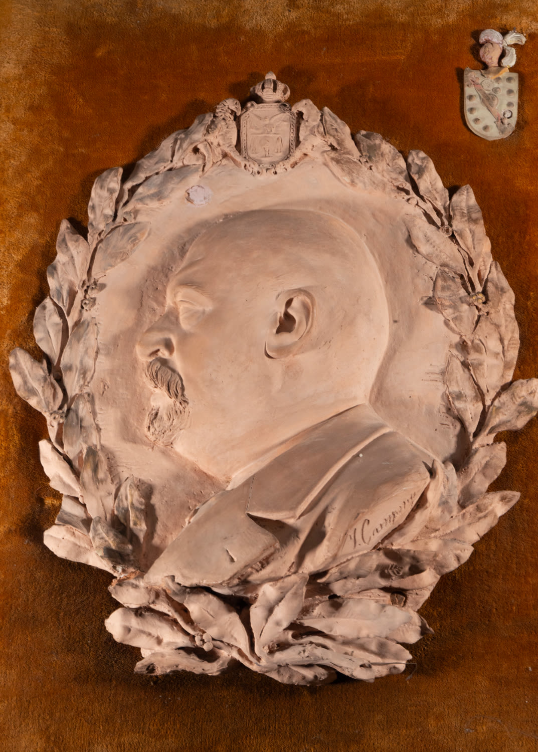 Josep Campeny i Santamaria (Igualada, 1858 - Barcelona, ​​1922) Pair of busts of Catalan bourgeois n - Image 6 of 8