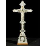 Crucifix of Jerusalem, work from the Holy Land, 19th century