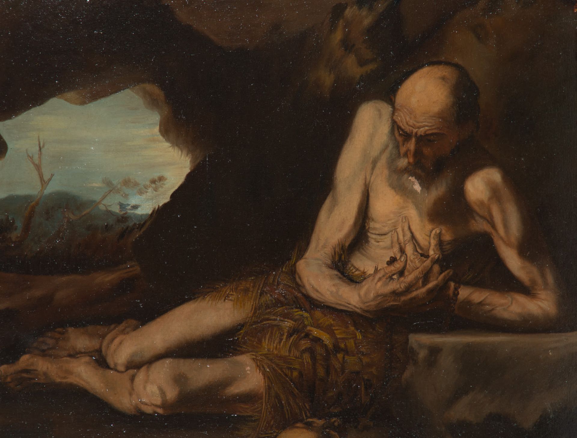 Saint Jerome, Spanish school from the second half of the 19th century - Bild 2 aus 5