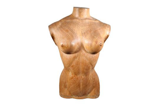 Elegant wooden man's torso from the 50s - Bild 3 aus 11