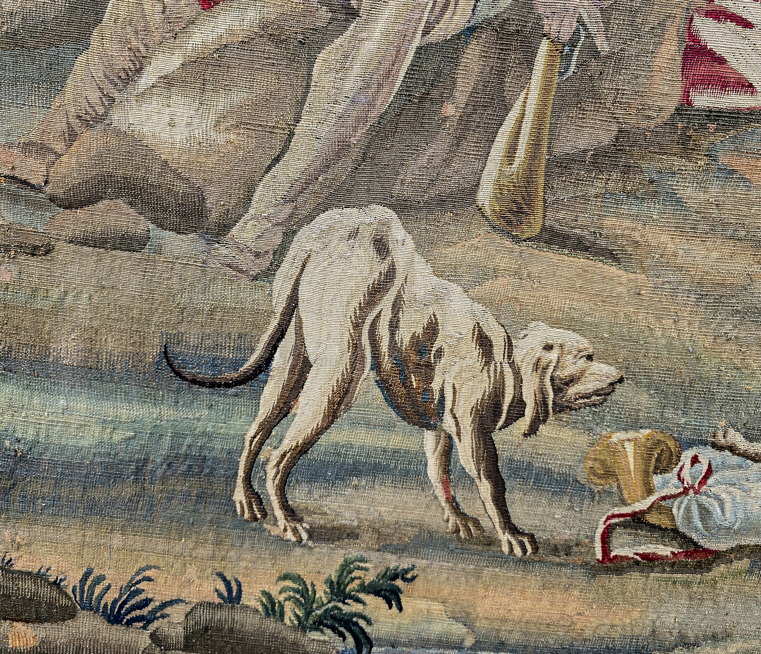 17th Century Aubusson Tapestry with Hunting Scene - Image 11 of 14